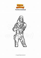Coloring page Fortnite Kit  Supercoloredcom sketch template