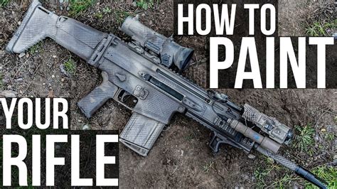 How to Paint your Rifle - YouTube