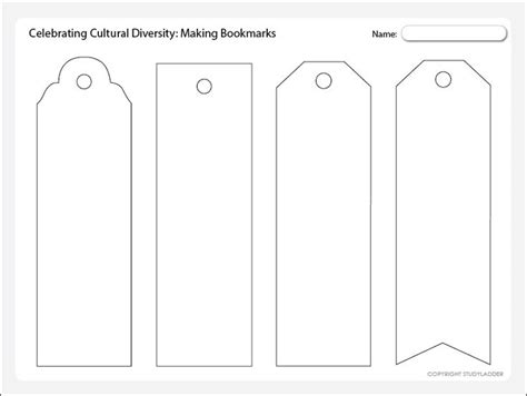 Bookmark Templates - Studyladder Interactive Learning Games throughout Free Blank Bookmark ...