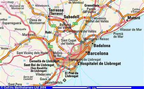 Badalona Map - Spain