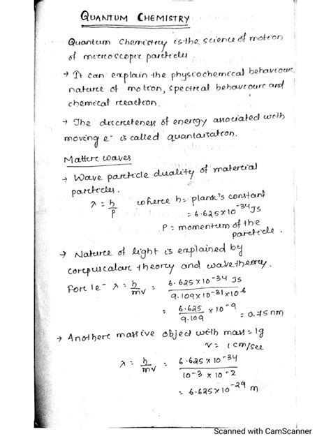 Quantum Chemistry | PDF