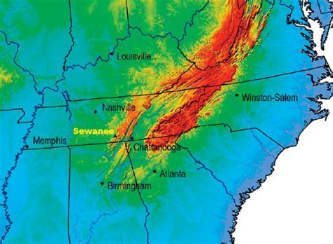 Cumberland Gal: Cumberland Plateau Maps-What Makes Up the Plateau