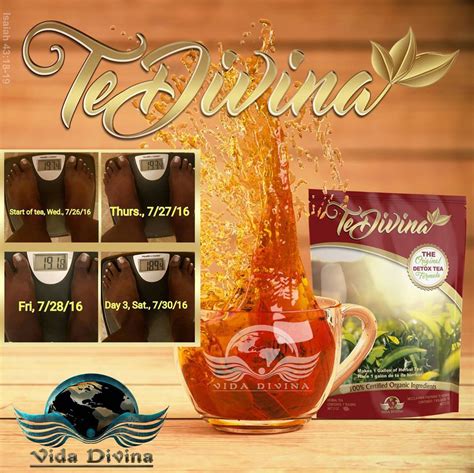 Vida Divina Products are 100% certified organic and natural | Detox tea, Detox, Slimming tea