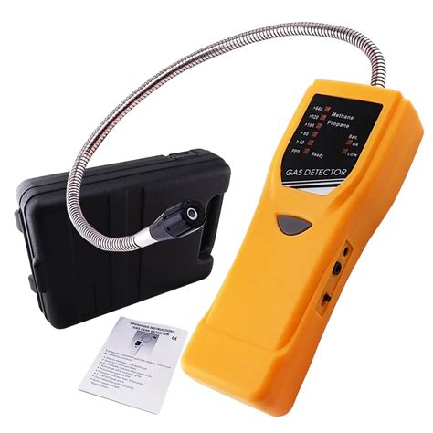 High Sensitivity Handheld Precision Combustible Methane Propane Gas Leak Detector Alarm Sensor ...