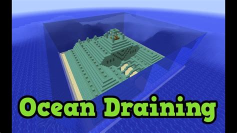 Minecraft Ocean Monument TU31 Sponges - Draining The Ocean #2 - YouTube