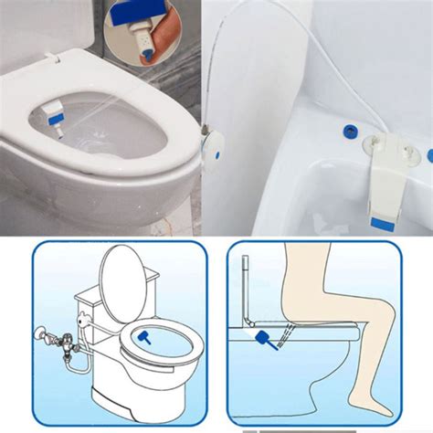 FUYU Bathroom Bidet Toilet Fresh Water Spray Clean Seat Non-Electric ...