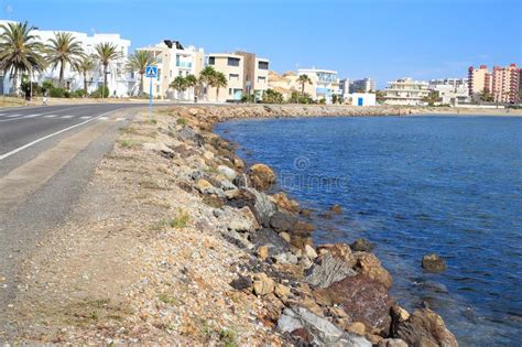 Spain. La Manga. Beautiful Endless Beach Stock Image - Image of summer, coast: 160243483