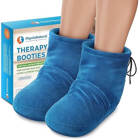 Amazon.com: Mars Wellness Heated Microwaveable Foot Booties - Herbal ...