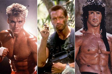 '80s Action Stars Then and Now