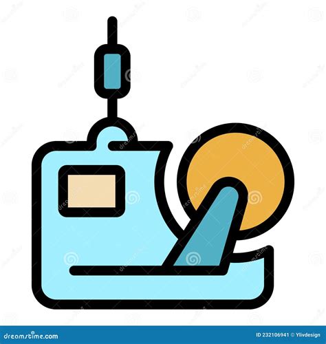 Textile Mill Equipment Icon Color Outline Vector Stock Illustration ...