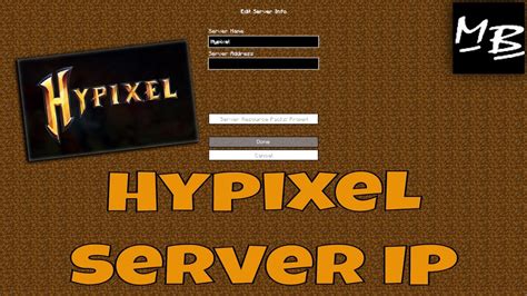 Minecraft Hypixel Server IP Address – BENISNOUS