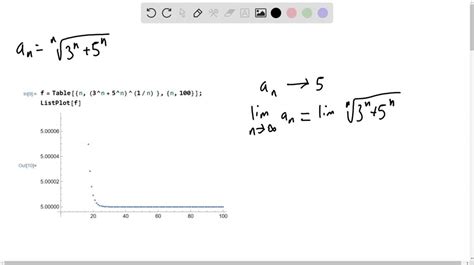 SOLVED:Use a graph of the sequence to decide whether the sequence is convergent or divergent. If ...