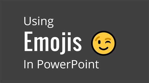 Using Emojis from Emojipedia in your PowerPoint Presentations