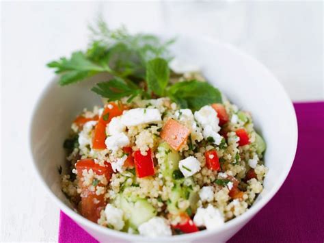 Couscous Salad with Feta Cheese Recipe | EatSmarter