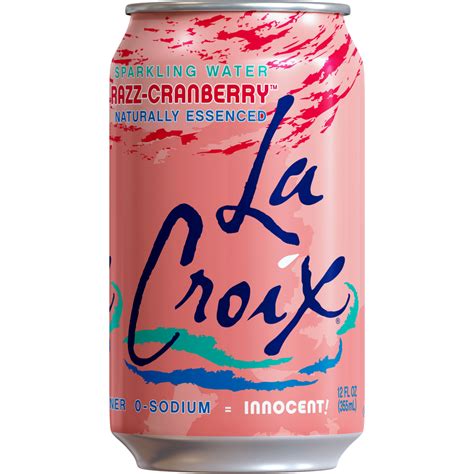 LaCroix Razz-Cranberry Sparkling Water - 2/12pk/12 fl oz Cans - Water ...