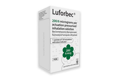 Luforbec 200micrograms/dose / 6micrograms/dose inhaler (Lupin Healthcare (UK) Ltd) 120 dose ...