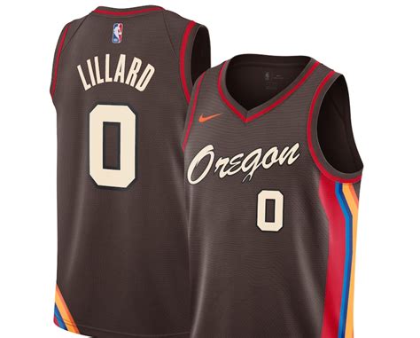 Damian Lillard Portland Trail Blazers Nike City Edition Authentic ...