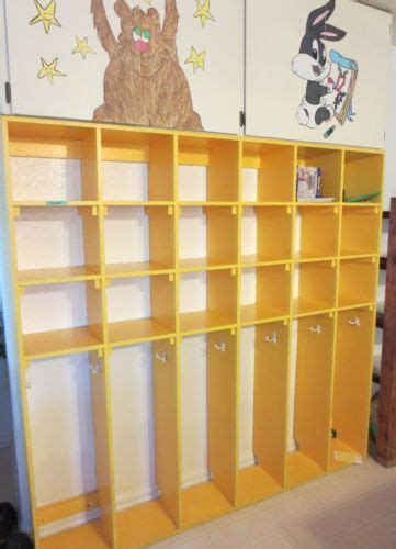 Classroom cubbies, Preschool storage, Daycare design