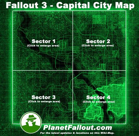 Fallout 3 Map All Locations - Maping Resources