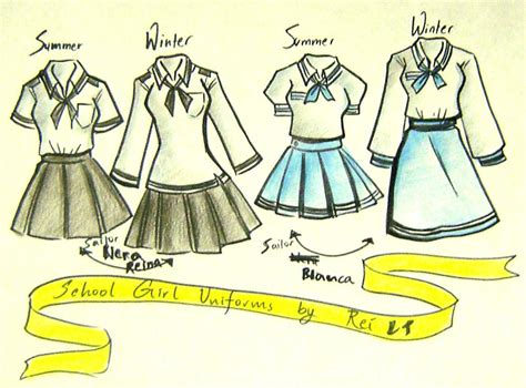 school girl uniforms entry2 by NeonGenesisEVARei on DeviantArt