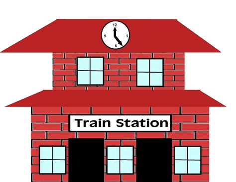 Bildergebnis für la gare clipart | Train station, Train, Train clipart