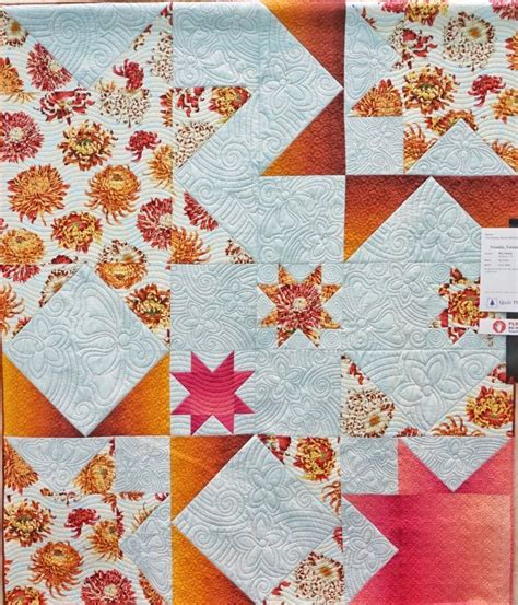 “Twinkle, Twinkle, Little Star” – quilt made by M.J. Fielek and quilted by Lynne Haley. Photo by ...