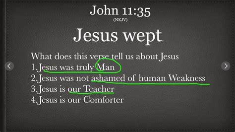 The Word for Today John 11:35 - YouTube