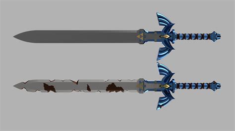 Master sword 3D model 3D printable | CGTrader