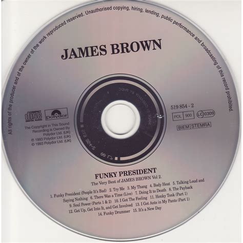 Funky President - The Very Best Of James Brown - James Brown mp3 buy ...