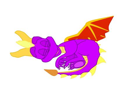 spyro sleeping lineart by draconicdarcena on DeviantArt