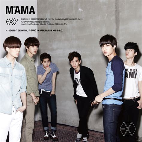 Entertainment Booth: EXO-K EXO-M MAMA Album cover