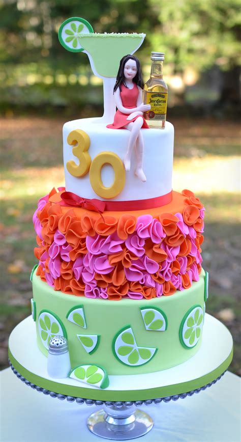 Margarita And Tequila Themed 30Th Birthday Cake - CakeCentral.com