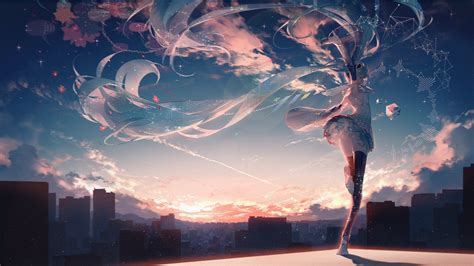 Ethereal Miku: Vocaloid HD Wallpaper by Rella