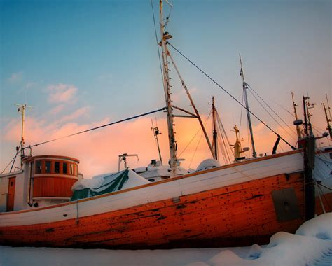 Boat in Ice Dramen Norway | boat ice winter snow norway busk… | Flickr