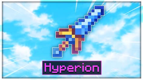 Crafting The Hyperion | Hypixel Skyblock - YouTube