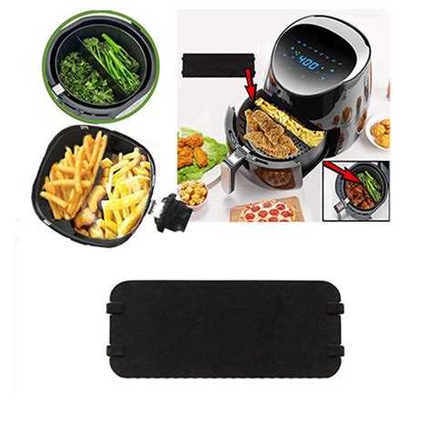 niuredltd air fryer basket divider fit with 7.1in 8.3in 9.1in cooking ...