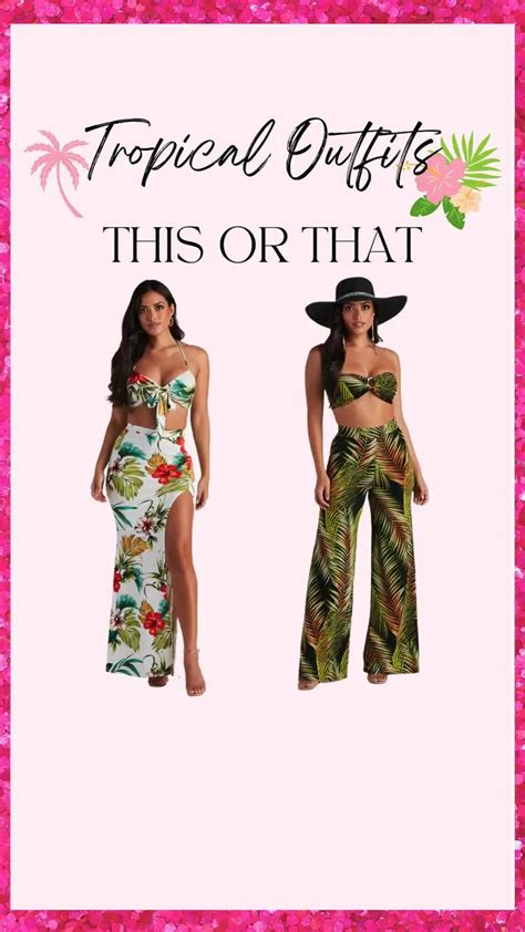 Tropical vacation outfits🏝 You can shop them easily in my LTK & IG 🛍