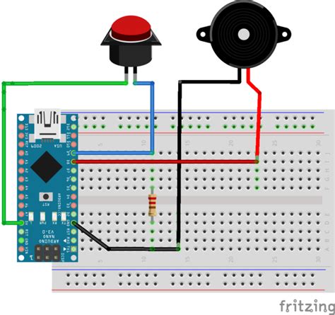 Buzzer Circuit Diagram Arduino