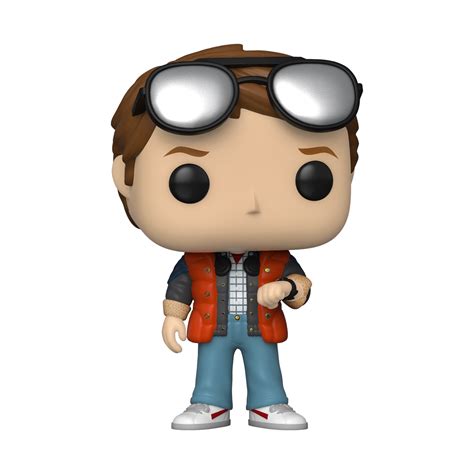 Back To The Future Funko Pop Display Marty Mcfly Doc Brown ...