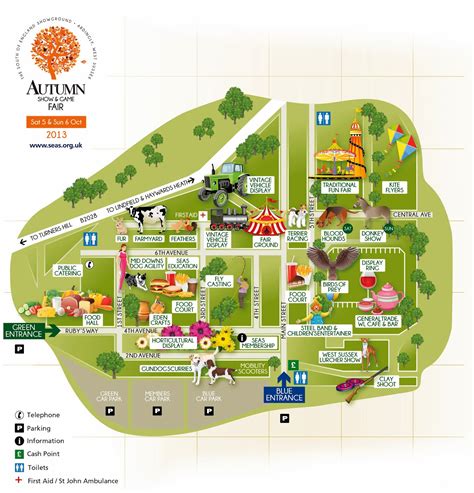 Kelvin Hughes Design and Art Direction: Showground Map Design