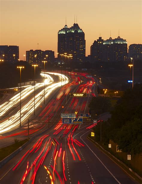 Toronto traffic at sunset | Shutterbug