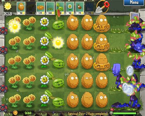 The best PVZ Layout I've done : PlantsVSZombies