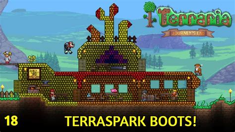 TERRASPARK BOOTS! | Terraria 1.4 Journey Mode Episode 18 - YouTube