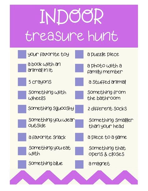 Treasure Hunt For Kids Printables