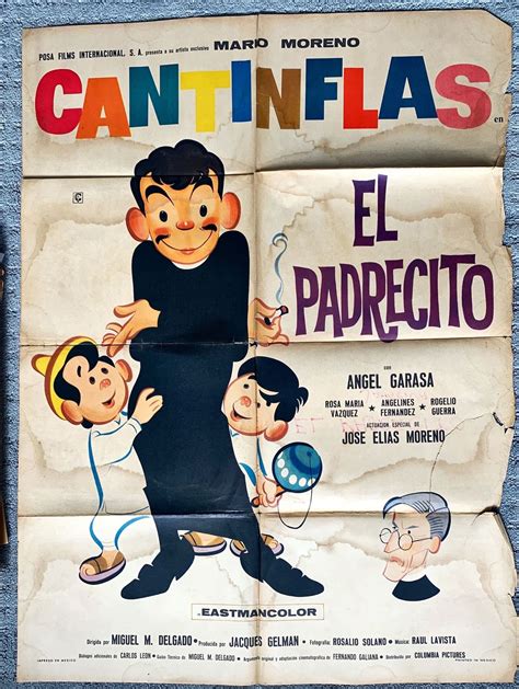 Cantinflas El Padrecito 1964 One Sheet Movie Poster MX. Cantinflas - Etsy