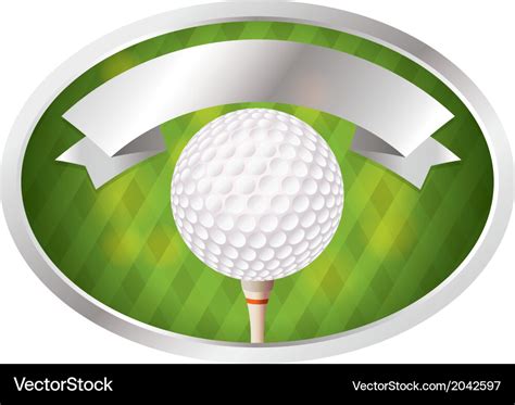 Golf emblem and banner Royalty Free Vector Image