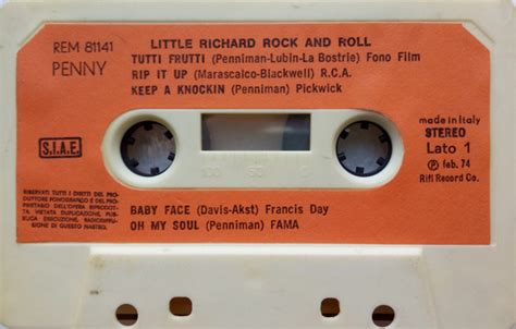 Little Richard – Rock And Roll (1974, Cassette) - Discogs