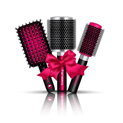 Hair Brush Composition 482751 Vector Art at Vecteezy