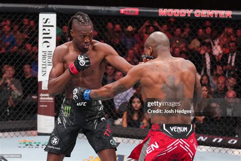 Jalin Turner punches Bobby Green in a lightweight fight during the... News Photo - Getty Images