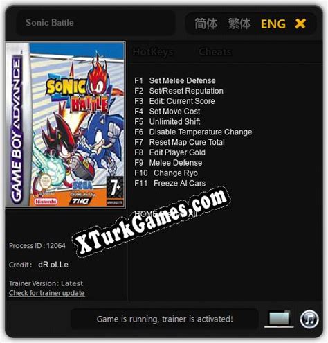 Sonic Battle: Cheats, Trainer +11 dR.oLLe » XTurkGames.COM